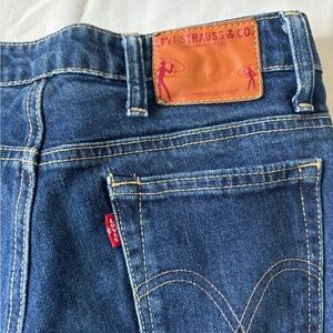1990s Levi's low rise bell bottom jeans